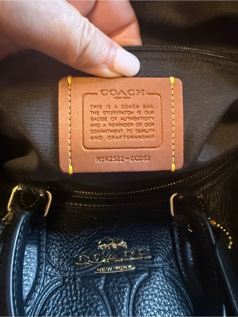 Authentic COACH Large Rowan Embossed Leather Satchel with wallet BNNU - Picture 5 of 8